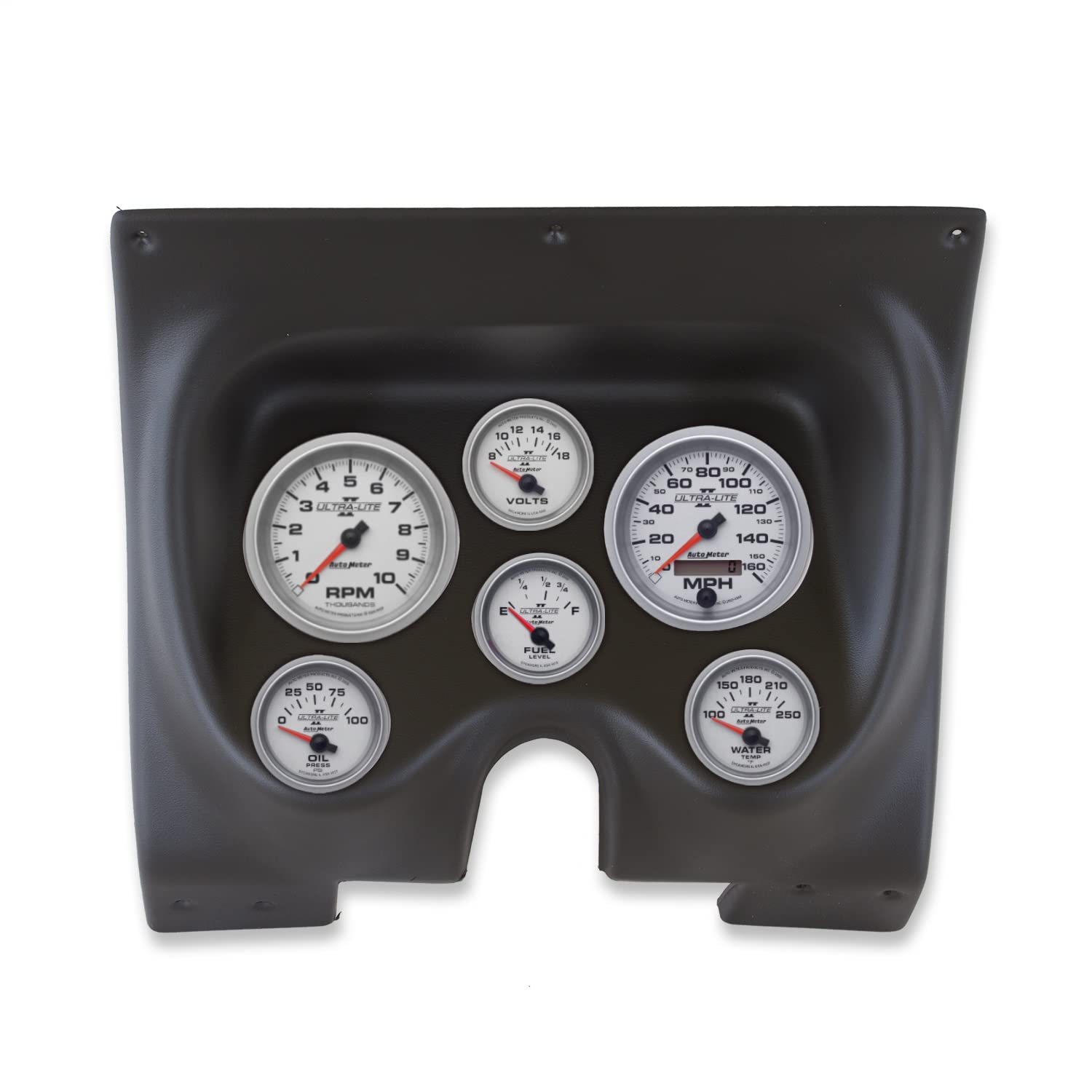 AutoMeter Dash Kit Direct Fit, Camaro/Firebird 67-68, Tach/Mph/Fuel/Oilp/Wtmp/Volt, Ultra-Lite Ii (2130-14)