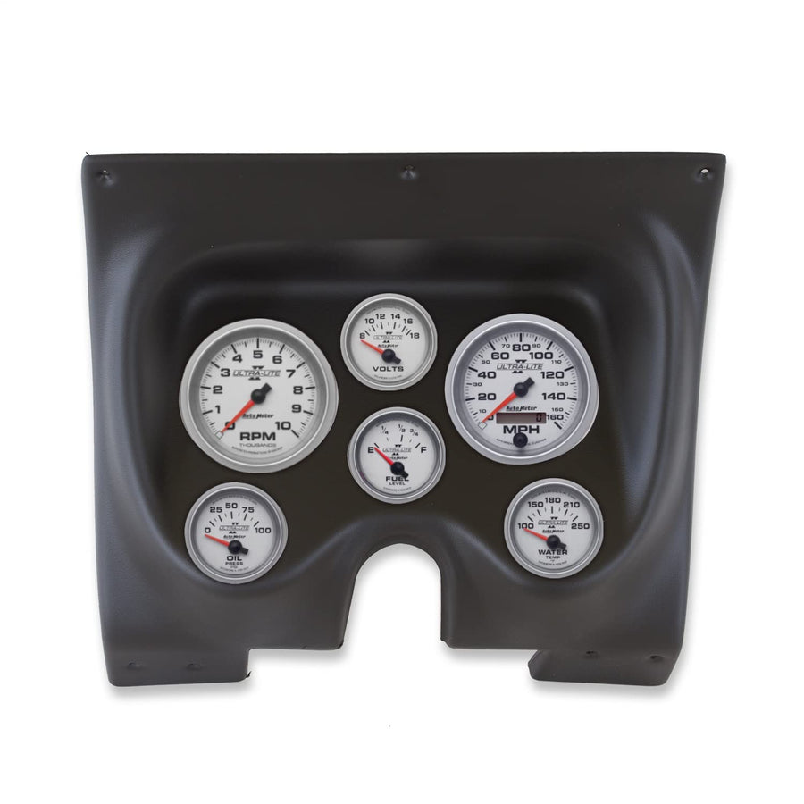 AutoMeter Dash Kit Direct Fit, Camaro/Firebird 67-68, Tach/Mph/Fuel/Oilp/Wtmp/Volt, Ultra-Lite Ii (2130-14)