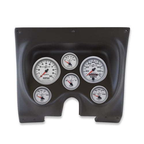 AutoMeter Dash Kit Direct Fit, Camaro/Firebird 67-68, Tach/Mph/Fuel/Oilp/Wtmp/Volt, Ultra-Lite Ii (2130-14)