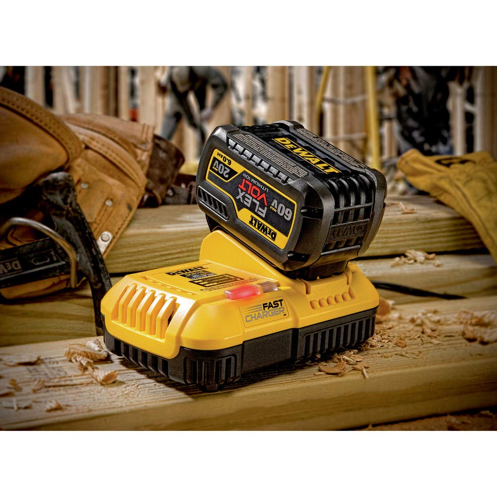 DEWALT Lithium-Ion 20V MAX/FLEXVOLT Fan Cooled Rapid Battery Charger (DCB118)