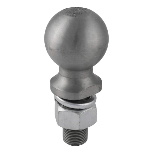 CURT 40042 Trailer Hitch Ball Raw Steel, 12,000 lbs, 2-5/16-Inch Diameter, 1 x 2-1/4-Inch Shank