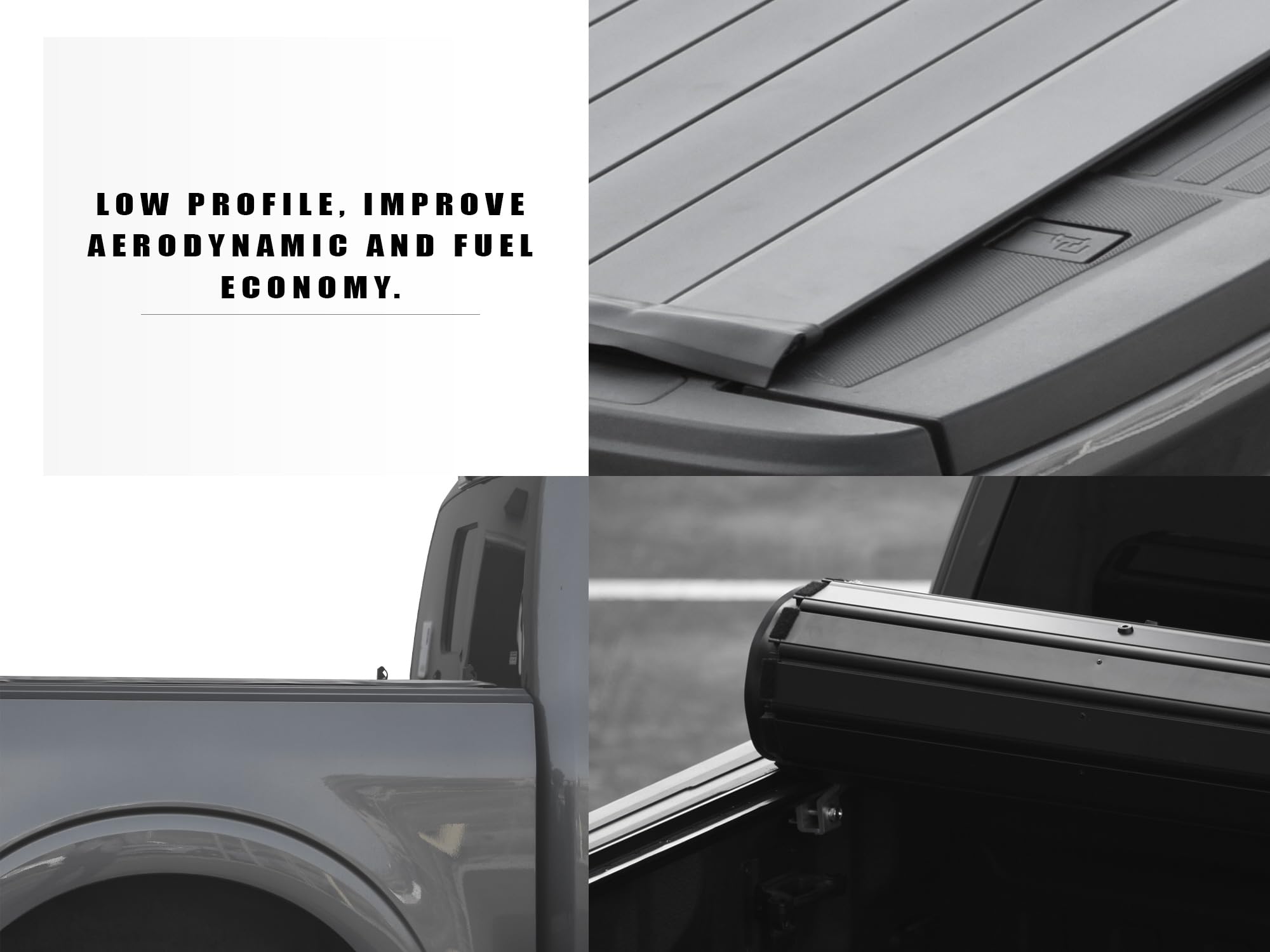 CoveRex RTX Low Profile Hard Roll-Up Truck Bed Tonneau Cover|Compatible with 2004-2012 Chevy Colorado/GMC Canyon 6 Ft (72") Bed|8722565|Aluminum Roll Up|Flush Mount|Truck Bed Cover|