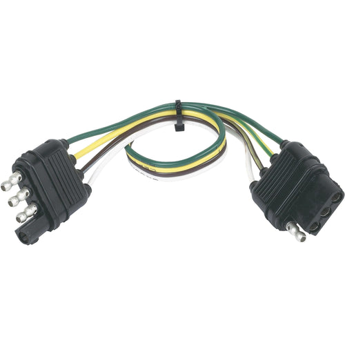 12in Hopkins Towing Solutions Trailer Light 4-Wire Flat Extension, Model# 48145