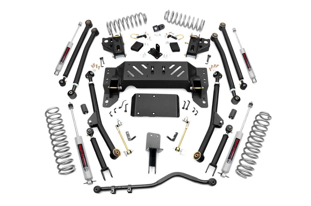 Rough Country 4" Lift Kit Long Arm for 1993-1998 Jeep Grand Cherokee ZJ - 90222