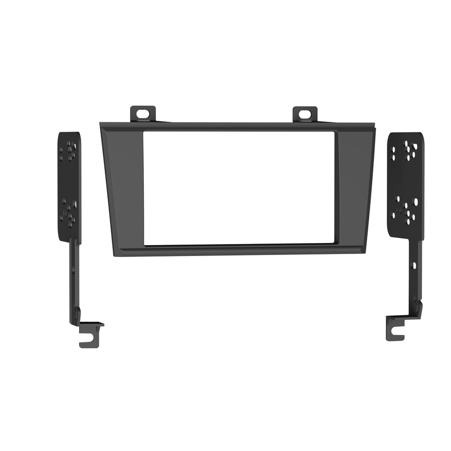 Metra Double DIN Installation Dash Kit for 2000-2006 Lincoln LS or 2002-2005 Ford T-Bird (Black, Silver) 95-5000B