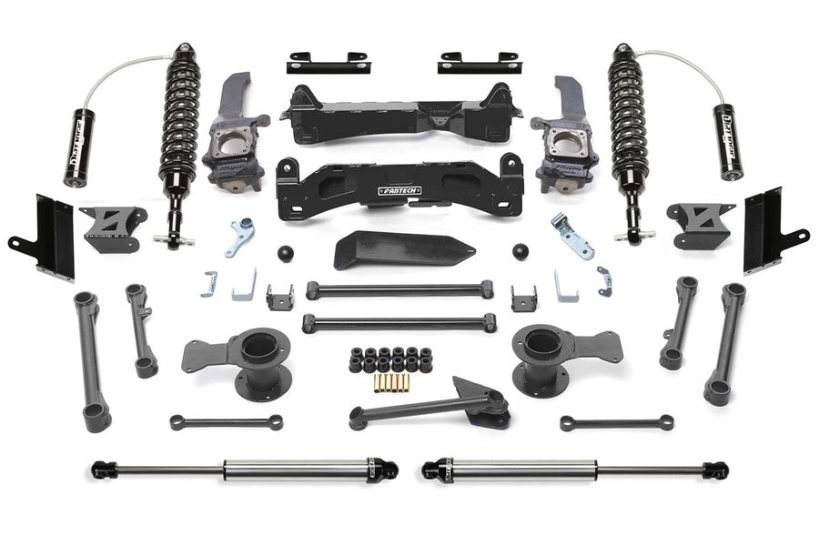 Fabtech Performance K7068DL Lift System w/Shocks 6 in. Lift w/2.5 Front Resi DLSS Coil Overs Rear Dirt Logic 2.25 Shocks Hardware Lift System w/Shocks