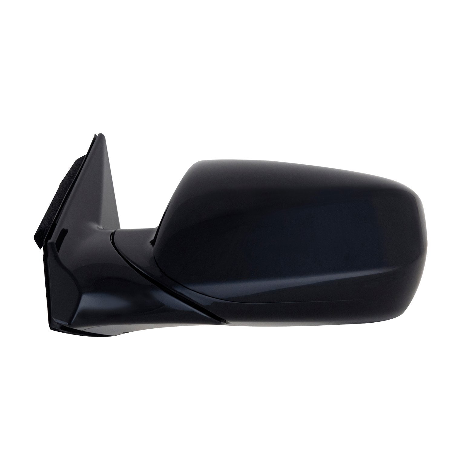 Fit System Mirror Driver Side for Hyundai Santa Fe Sport, Black, PTM Cover, Foldaway, w/o Memory, w/o Blind spot Detection, Power