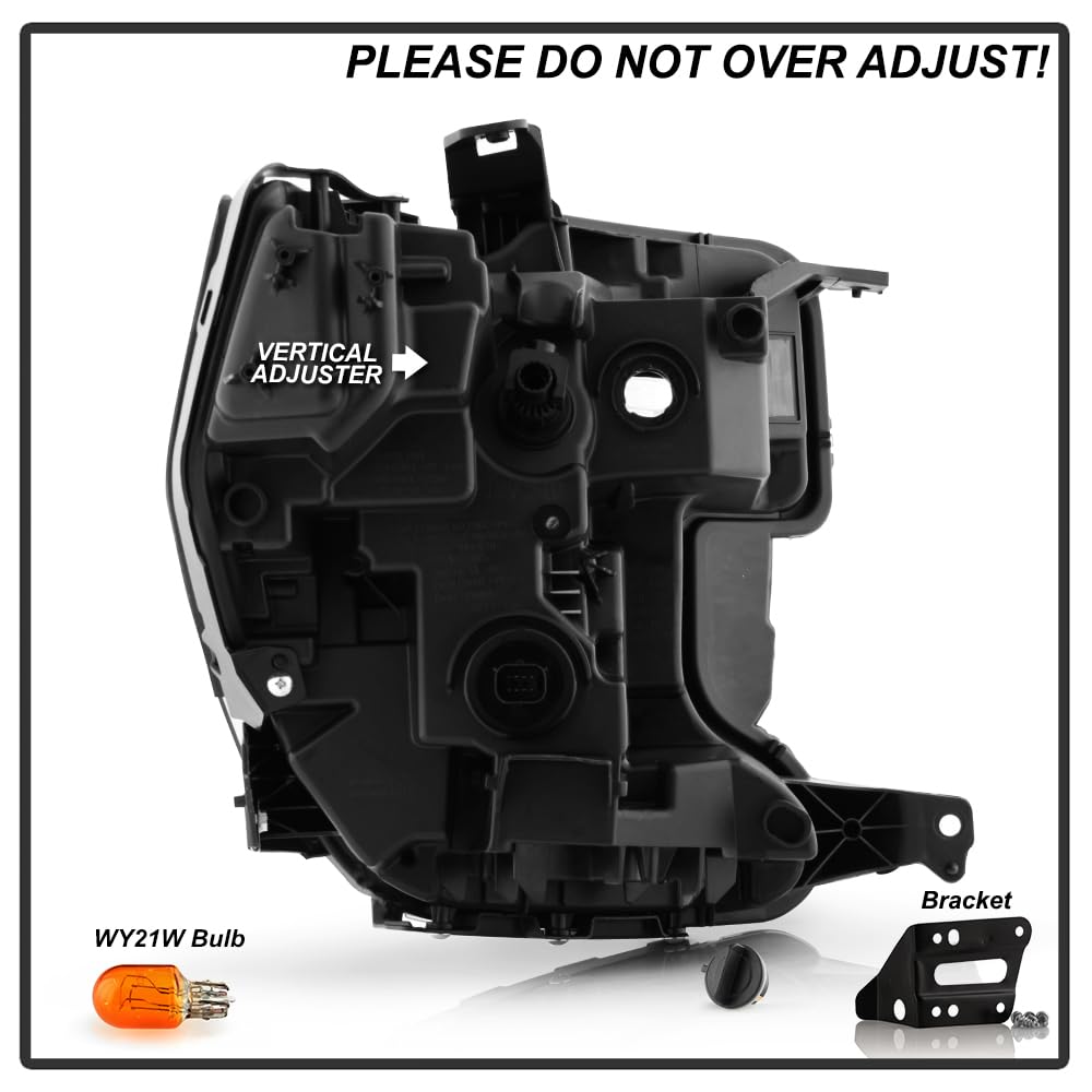 GMC Sierra 1500 Spyder (POE) 19-22 Halogen Signal w/LED high Low Beam Headlight - OE Left