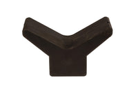 attwood Black Universal Rubber Bow Stop, 3" X 3" (11201-1)