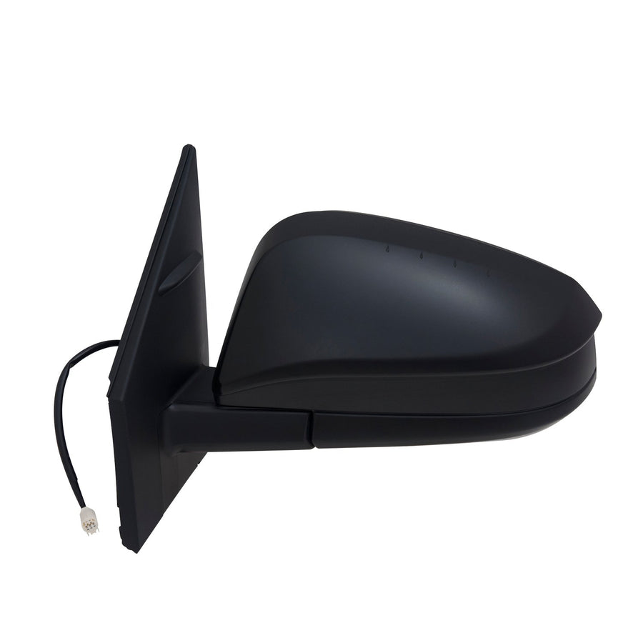 Mirror Driver Side for Toyota RAV4, Textured Black, Foldaway, Power, Driver Side