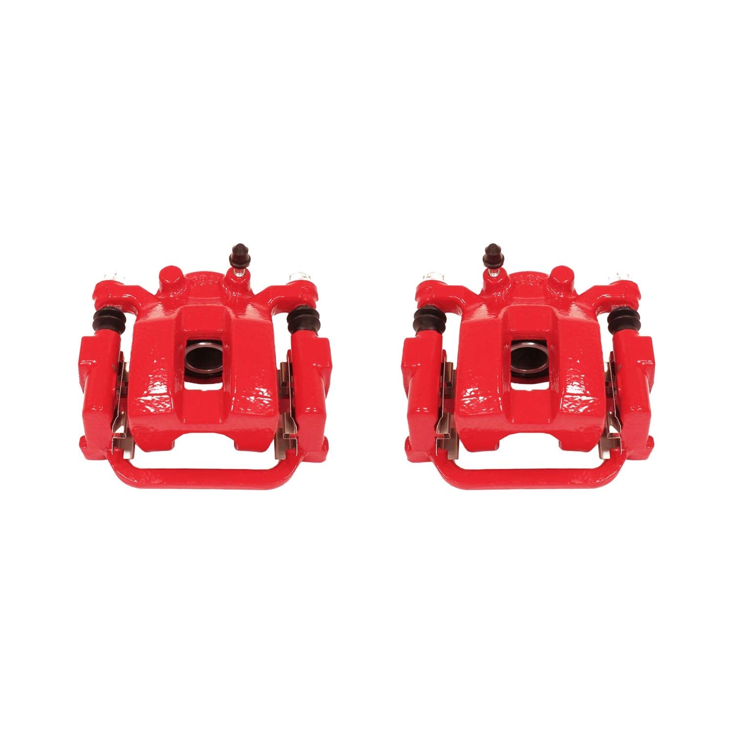 Power Stop Pair of High-Temp Red Powder Coated Calipers Rear For INFINITI FX35 2003-2008, INFINITI FX45 2003-2008 [Model Specific]