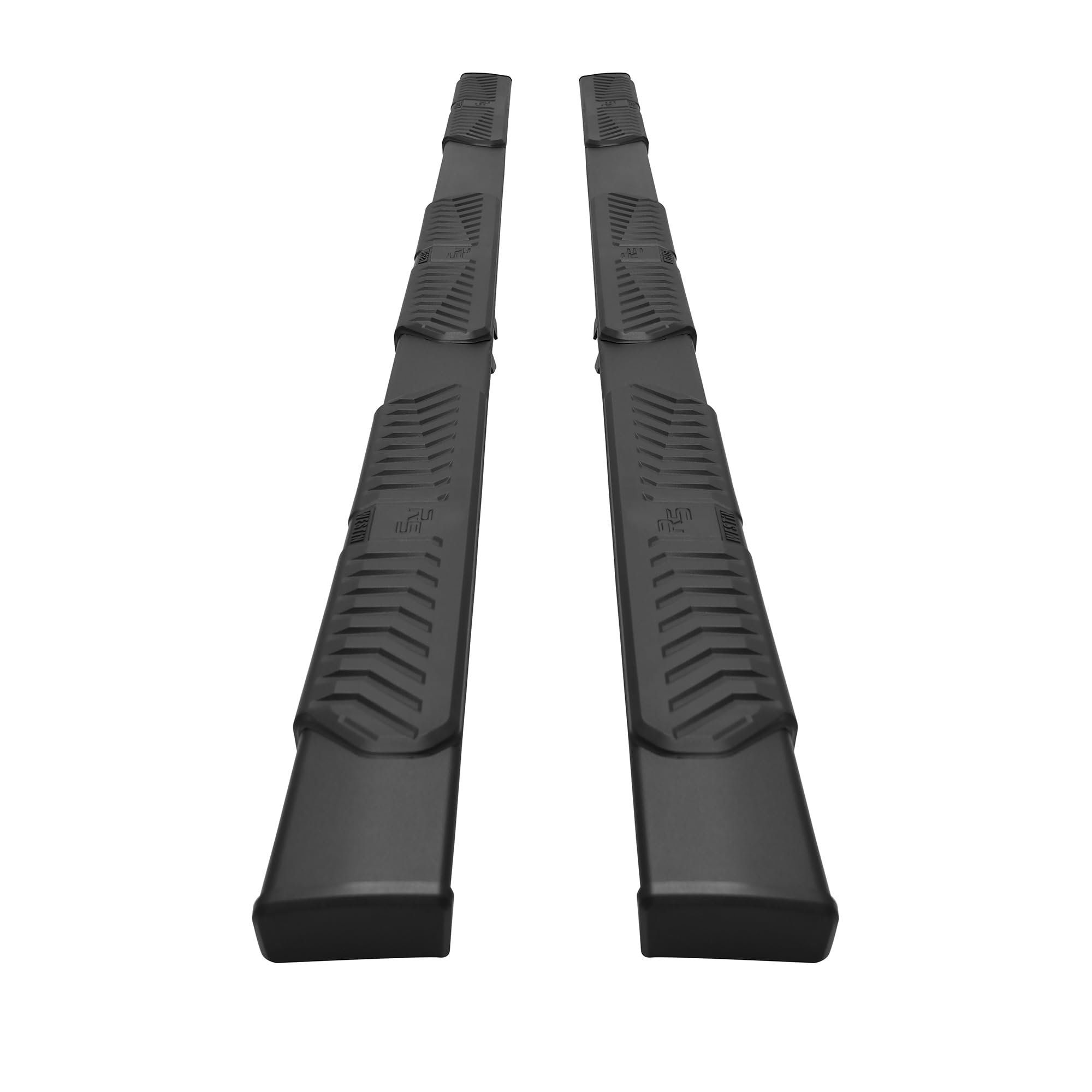 28-534345 Westin R5 Wheel to Wheel Modular Nerf Bars fits 2019-2025 Ram 2500 3500 Crew Cab 8' Bed (Exc Dually) Black Pair