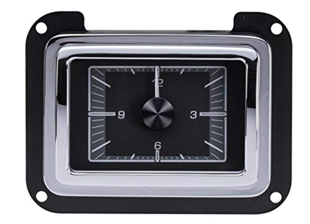 40 Ford Car Dakota Digital Analog Clock Gauge for HDX Kit Black Alloy HLC-40F-K