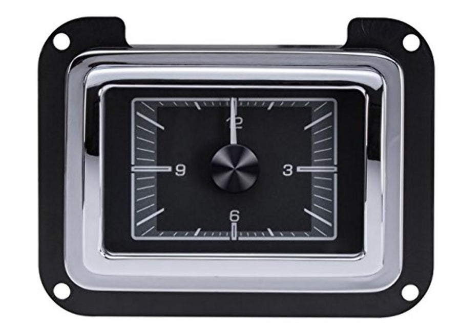 40 Ford Car Dakota Digital Analog Clock Gauge for HDX Kit Black Alloy HLC-40F-K