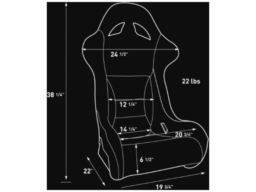 Scat Drifter 80-1780-64 Fixed Back Sport Red Velour