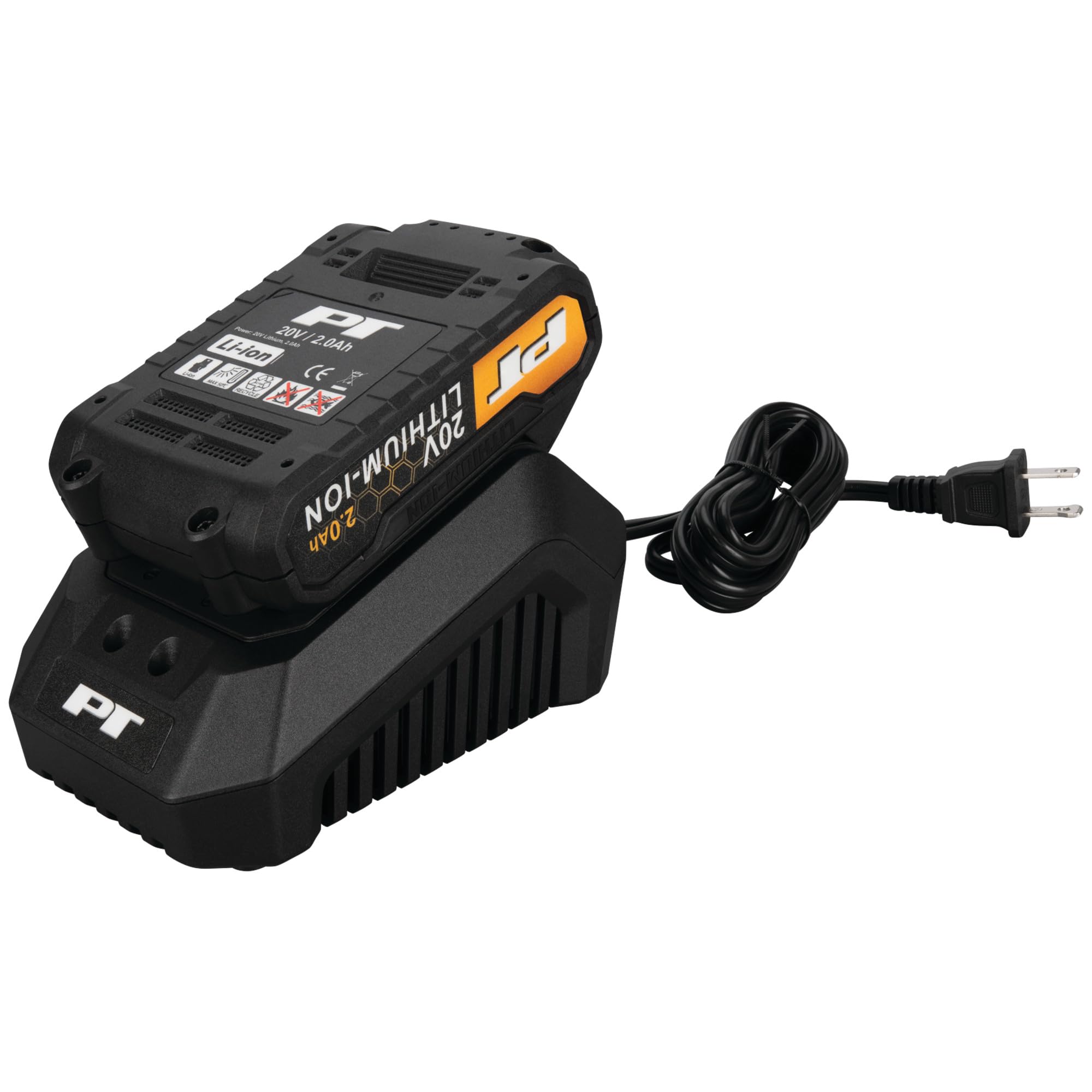 20V Li-Ion Performance Tool W7722 1/2-in Brushless Hammer Drill: 708 in-lb Torque, 2-Speed, Keyless Chuck, 20V, USB-C Quick Charge, Built-In Hook, Storage Case, Black/White