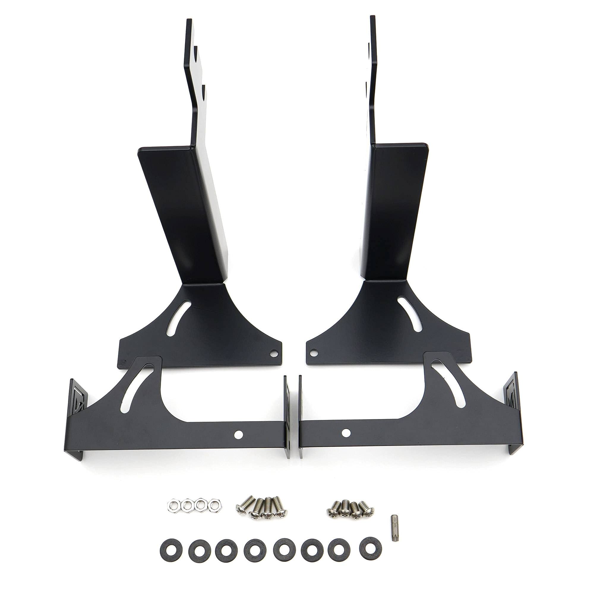 ZROADZ LED Mounting Bracket Under Rear Bumper - Compatible w/ 2015-2019 Chevrolet Silverado 2500, 3500 Non-Diesel - to Mount (2) 6 Inch ZROADZ or similar style LED Lights (Not Included) - PN Z381221