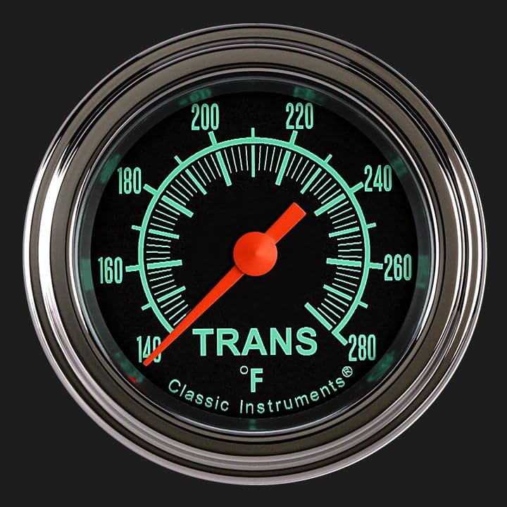 GS127SLF Classic Instruments G/Stock 2-1/8" Transmission Temperature Gauge Full Sweep