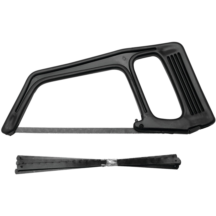 Mini Hacksaw Performance Tool 1112 with Hardened and Tempered High Carbon Steel Blades, Includes 4 Extra Blades