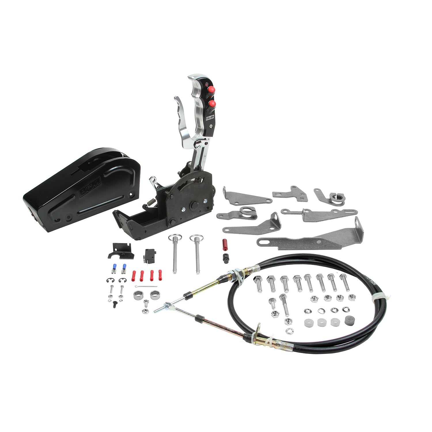 Automatic Gated Shifter B&M 81104 - Dual Button Magnum Grip Stealth Pro Stick - Two Tone