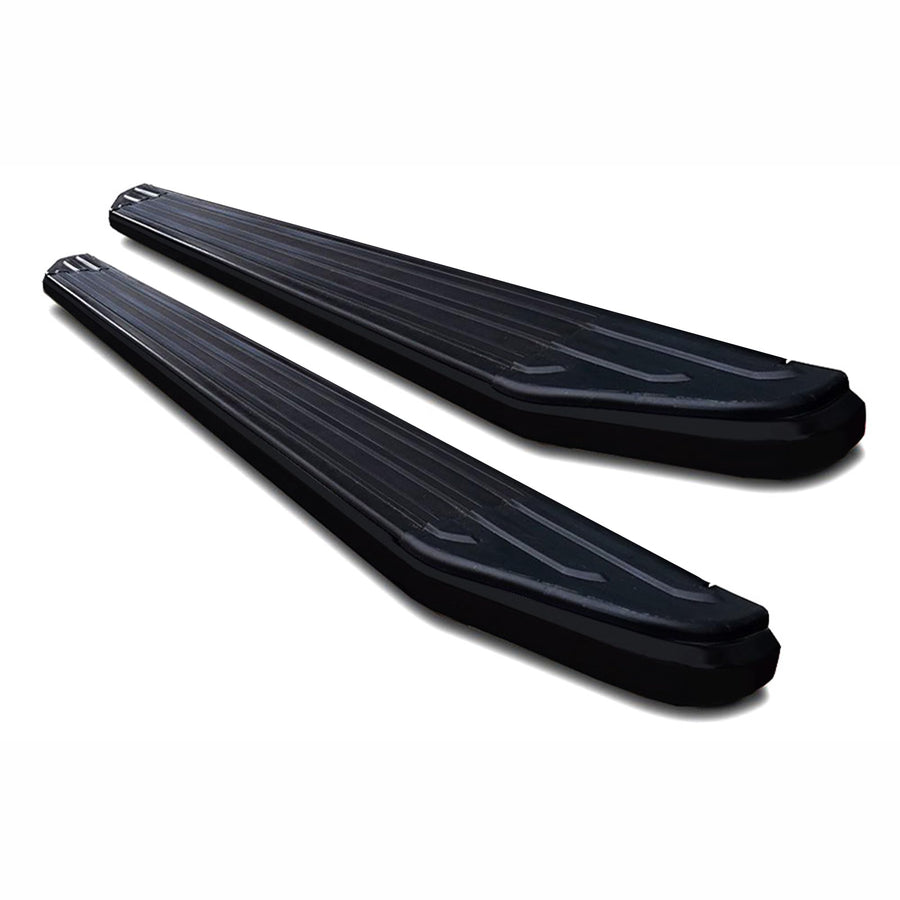 Peerless Black Horse Running Boards Compatible with 2011-2017 Jeep Compass|2007-2016 Jeep Patriot-PR-J168BK