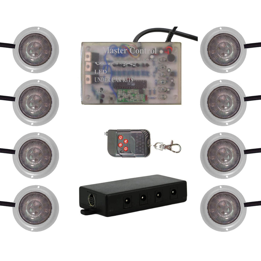 Vision X HIL-STW Lighting Superwhite LED Strobe and Rock Light Kit