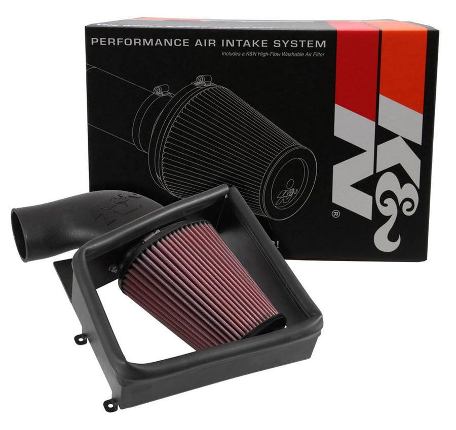 Cold Air Intake System K&N: High-Flow Air Filter, Increase Performance & Acceleration: Compatible with 2011-2016 BMW: 535i, 63-1132
