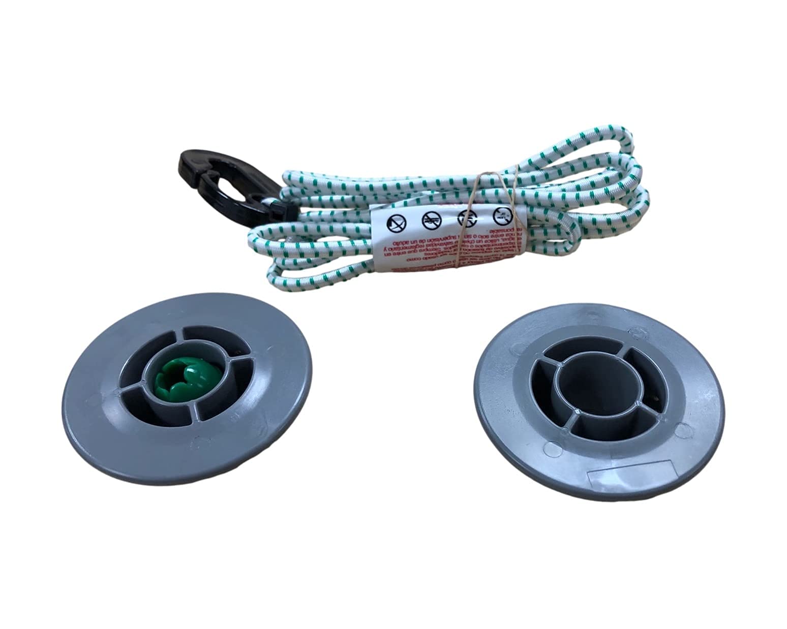 Replacement Aqua Lily Pad Tether Kit (Includes Grommet and Tether) -Works with All Brands of Pads 1 3/8" to 1 3/4"