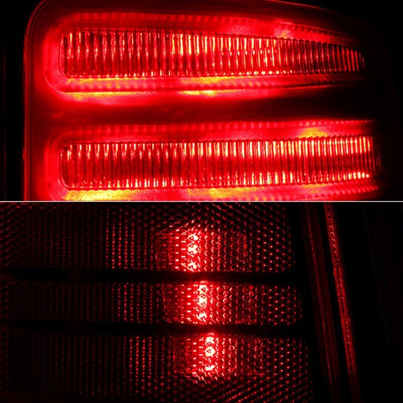 Halogen Upgrade to OE+ Chrome Interior LED Tail Light Spyder 2009-18 Ram 1500 2500 3500- Reverse-T20(Included) - OE Set (Come w/Harness fit Halogen Model)