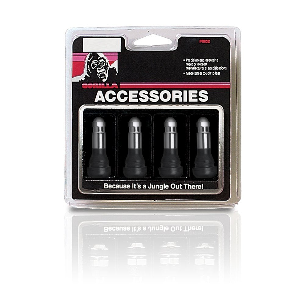 Valve Stem Gorilla Snap-In Chrome Sleeve - Pack of 4