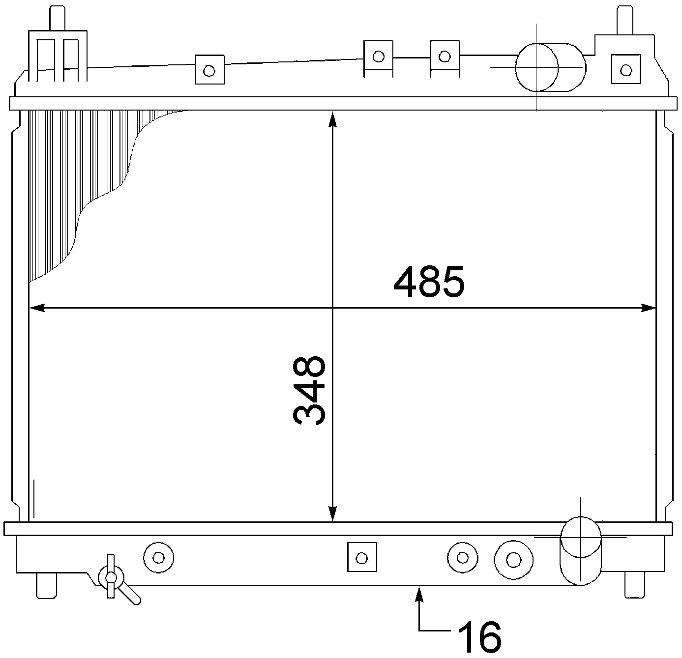 Radiator BEHR CR1523000S