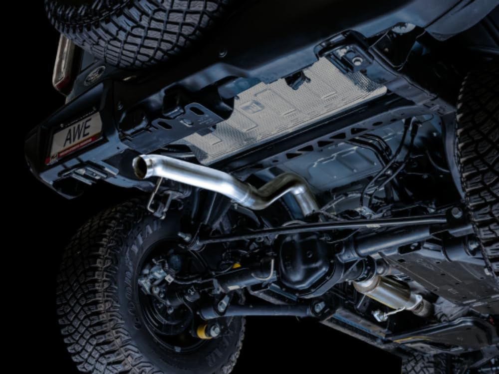 0FG AWE Catback Exhaust for Ford Bronco with BashGuard™ - no Tips
