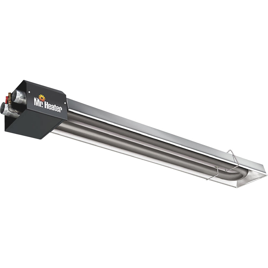 Mr. Heater 10' Low Intensity Natural Gas F202860 Radiant Tube Heater System with Propane Conversion Kit