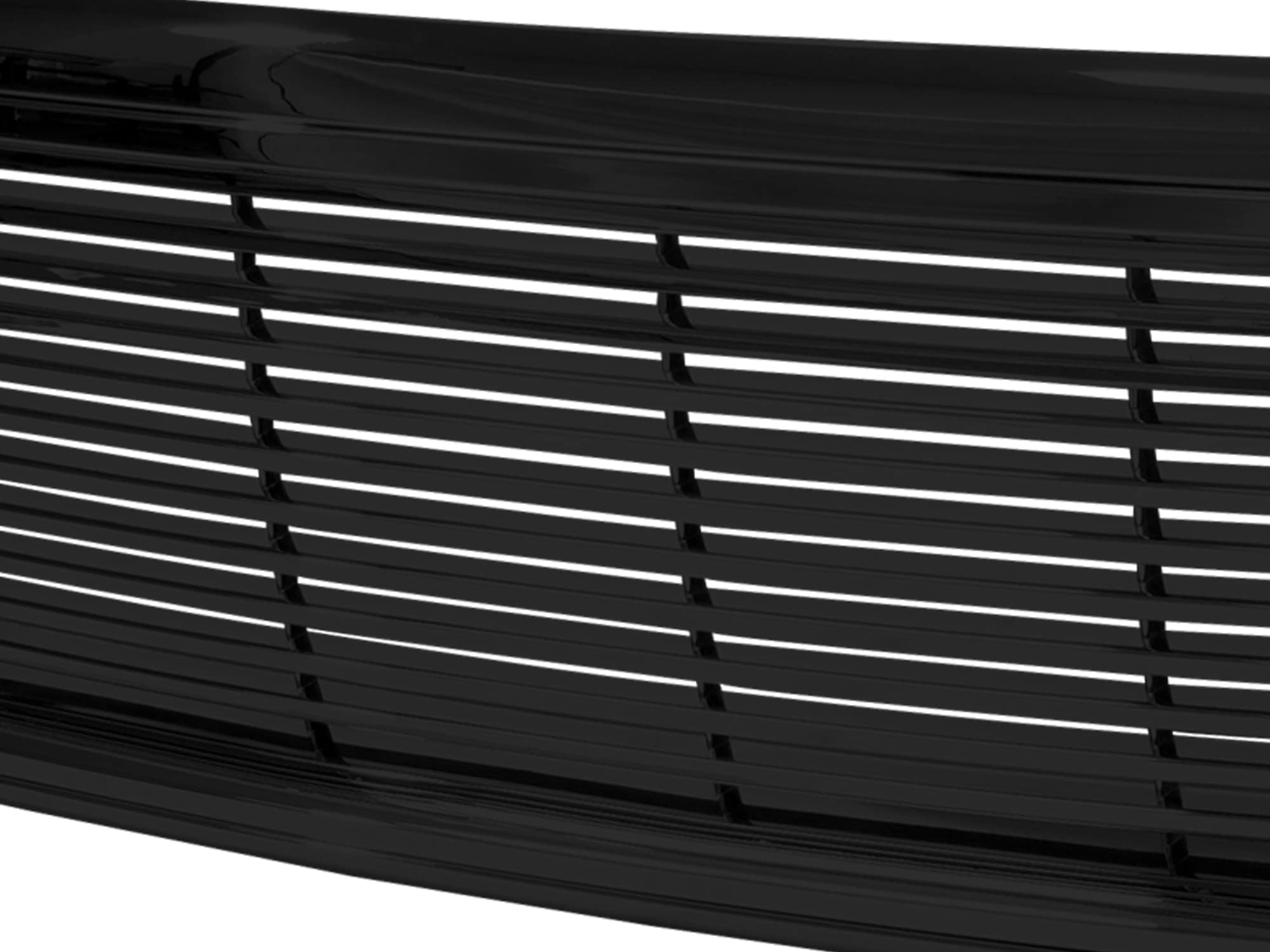 7148161 Armordillo USA Horizontal Front Hood Grille - Gloss Black Fits 2004-2008 Ford F150 F-150/2006-2008 Lincoln Mark LT