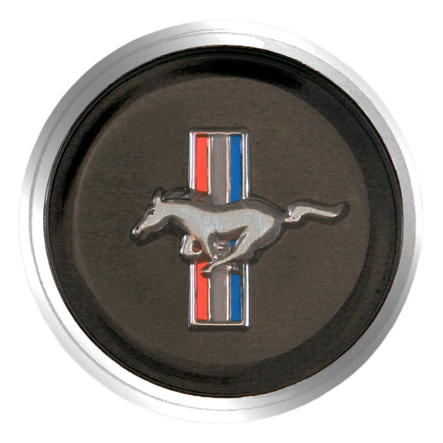 C8ZZ-3649-AR Scott Drake Horn Panel Emblem with Classic Tri-Bar Logo