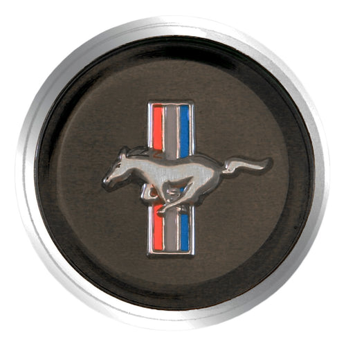C8ZZ-3649-AR Scott Drake Horn Panel Emblem with Classic Tri-Bar Logo