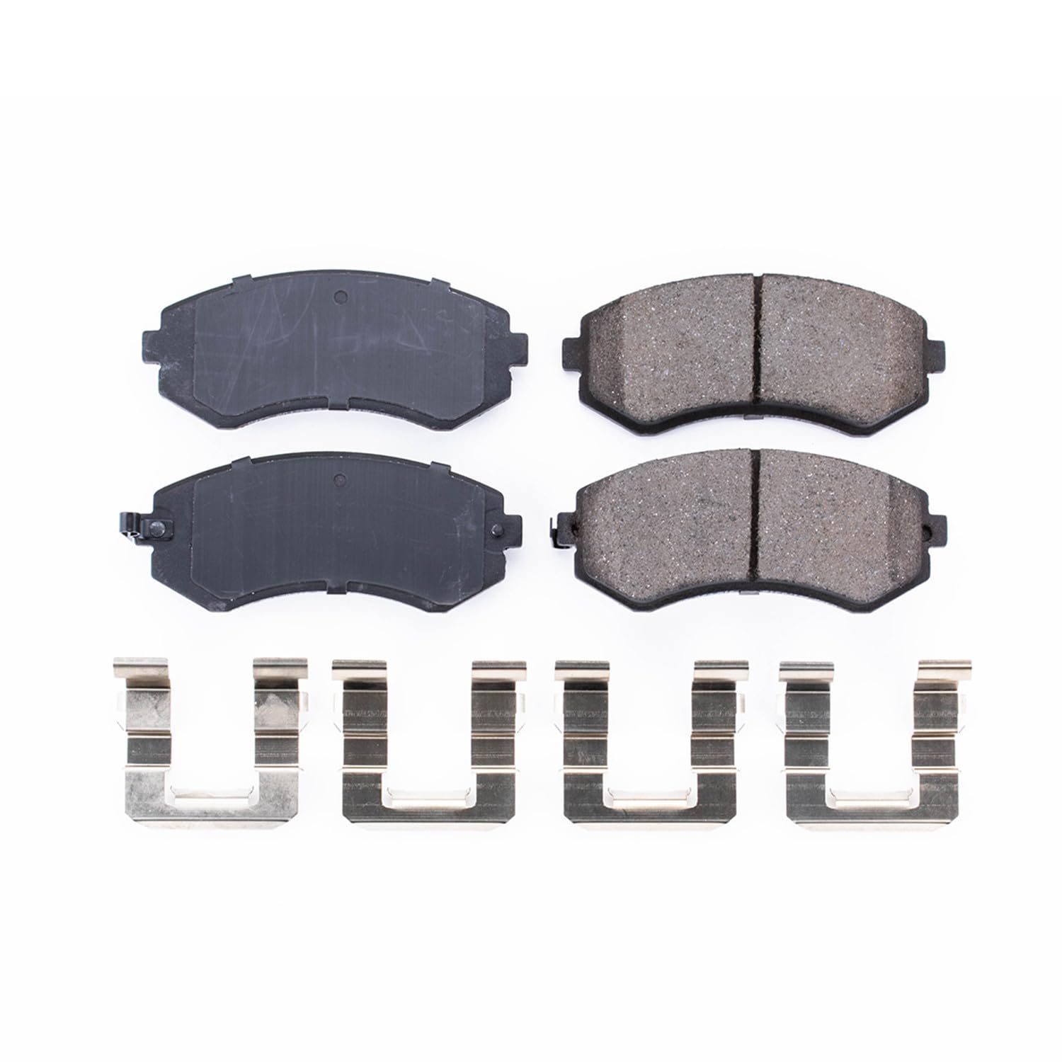 Power Stop Brake Kit Front For Nissan 240SX 1989-96 - Ceramic Brake Pads With Installation Hardware, 17-422