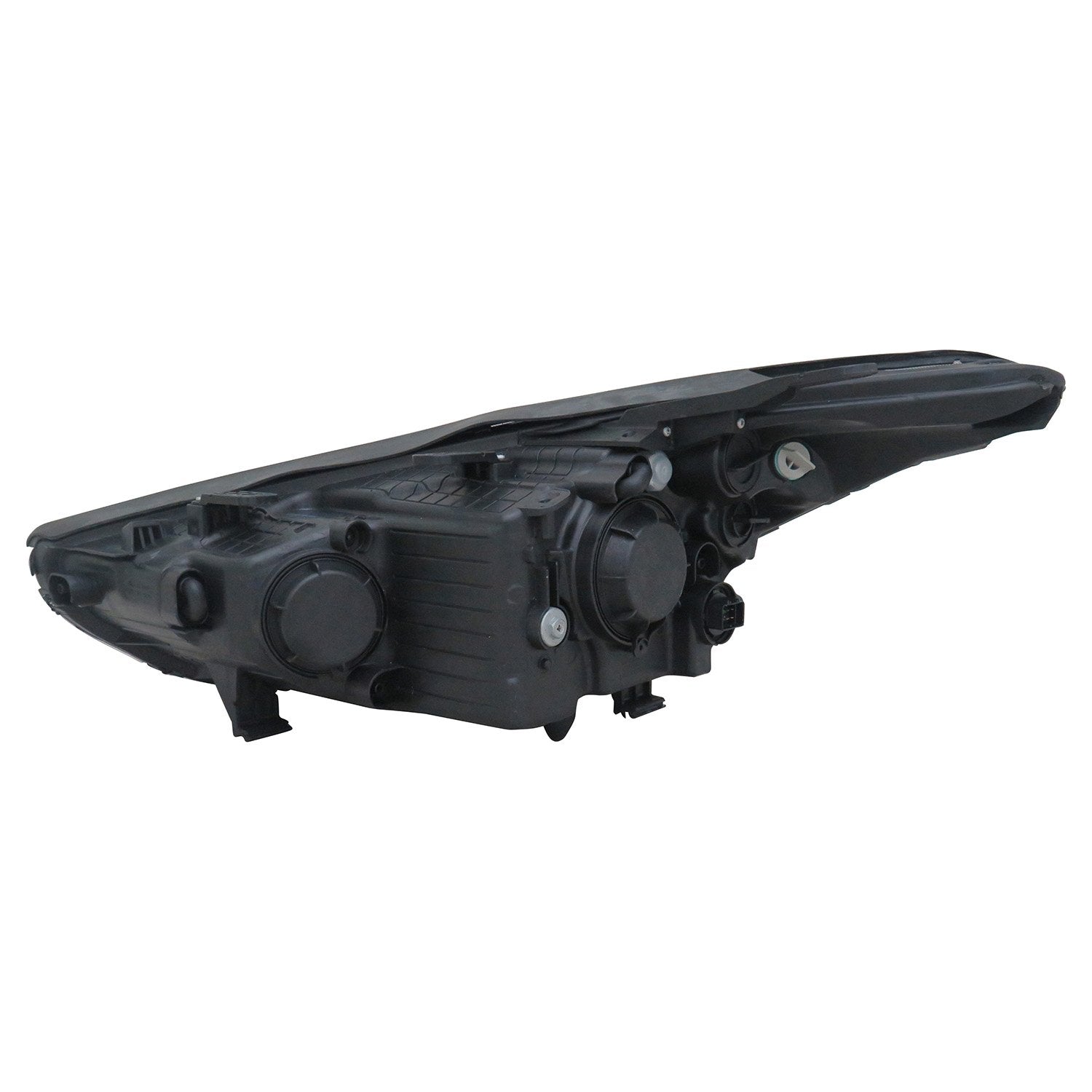 Right TYC Headlight Assembly Compatible with 2013-2016 Hyundai Santa Fe