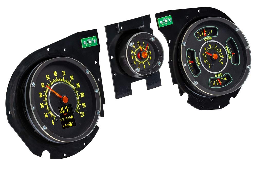 Dakota Digital Retrotech Gauge Instrument System RTX-69C-CVL-X Compatible with 1969 Chevy Chevelle/El Camino