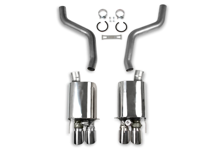 Hooker 70401329-RHKR Blackheart Axle-Back Exhaust with Dual Mode NPP Mufflers