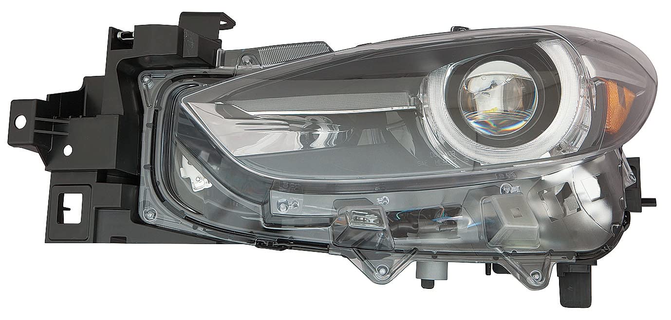 For Mazda 3 Sedan/HB 14-18 ACK Headlight UNTI LED with Auto Level Control without AFS Driver Side CAPA | DOT Certified BBNT-510-41 | MA2502154C
