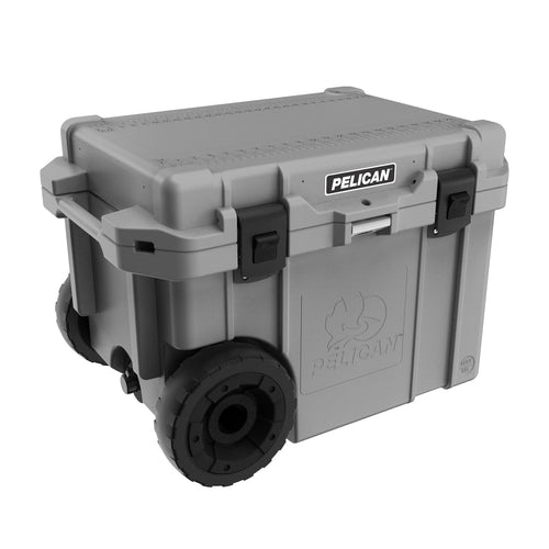 Pelican 45 Quart Elite Cooler with Wheels (Dark Grey/Black)