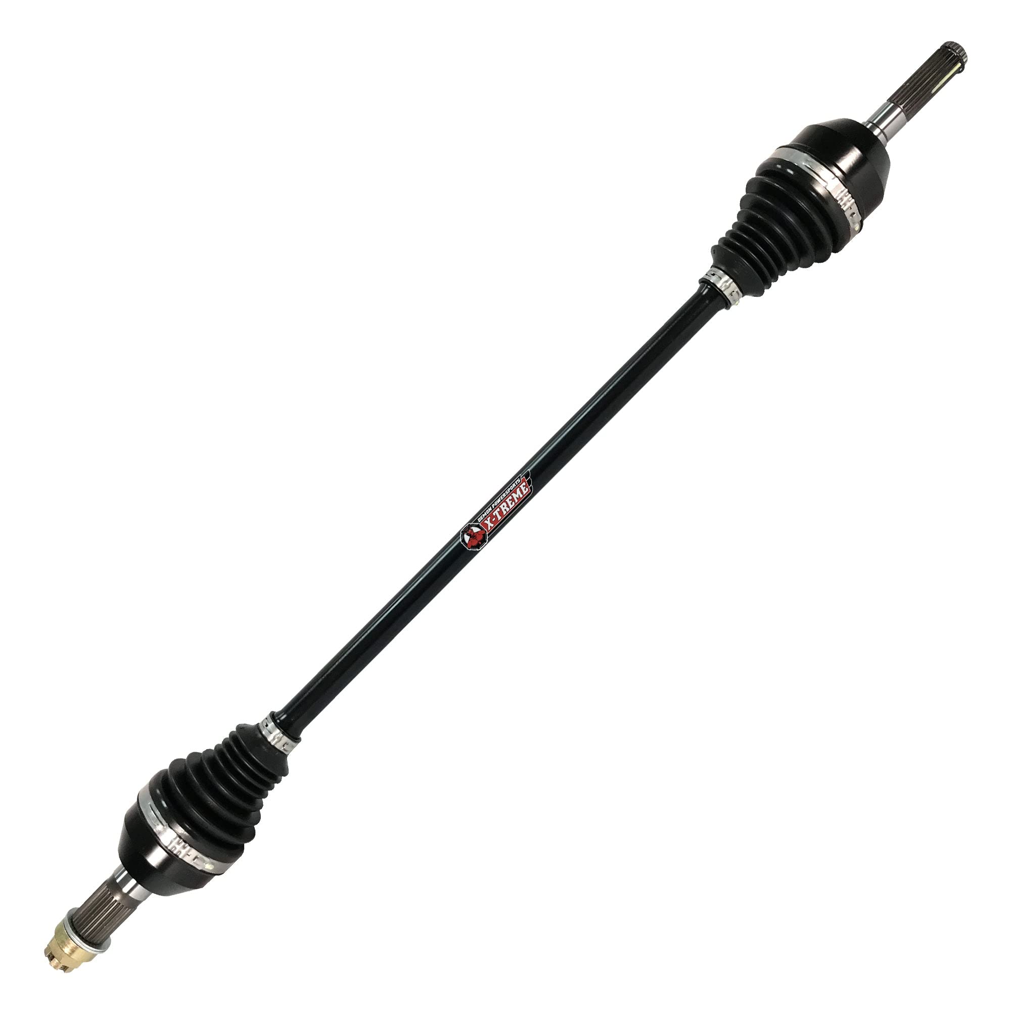 Demon Powersports Xtreme Heavy Duty Front Left Axle for (2017-21) Can Am Maverick X3/X3 MAX, Re-Engineered Cage Design & in Dual Heat Treated to Increase Strength, 64 Inch Wide, OEM: 705402097