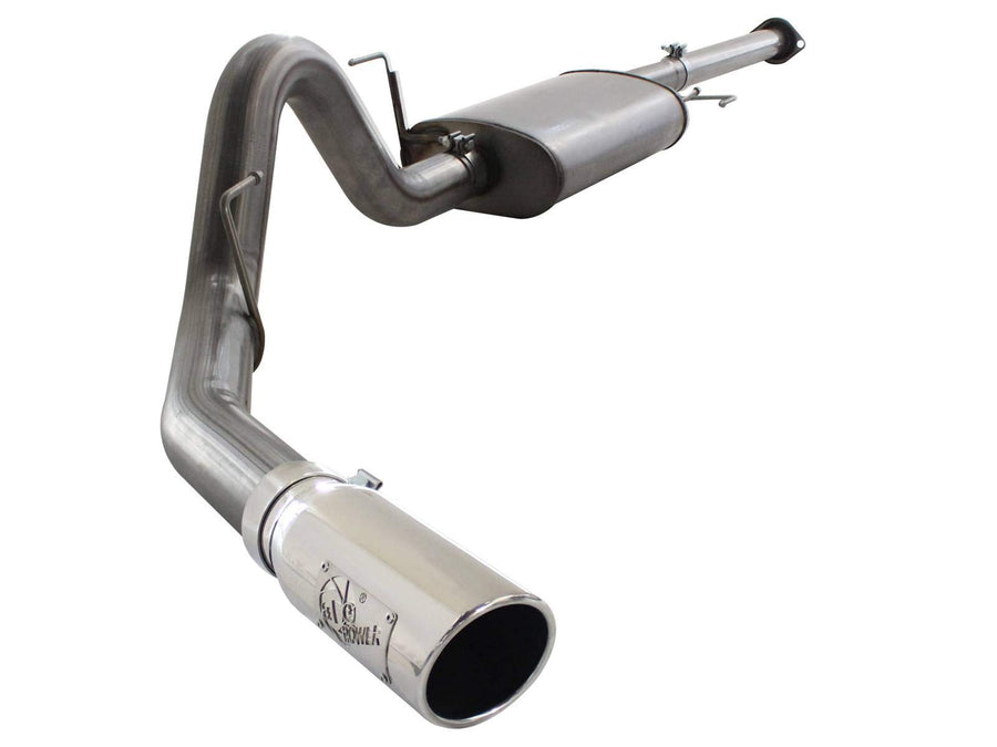 MACH Force-Xp aFe Power 3" Stainless Steel Cat-Back Exhaust System with Polished Tip for Ford F-150 Ecoboost