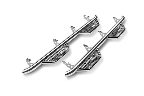 Podium Step N-Fab HPT0777QC-SS Polished Stainless Steel 3 in. Main Tube Diameter Step