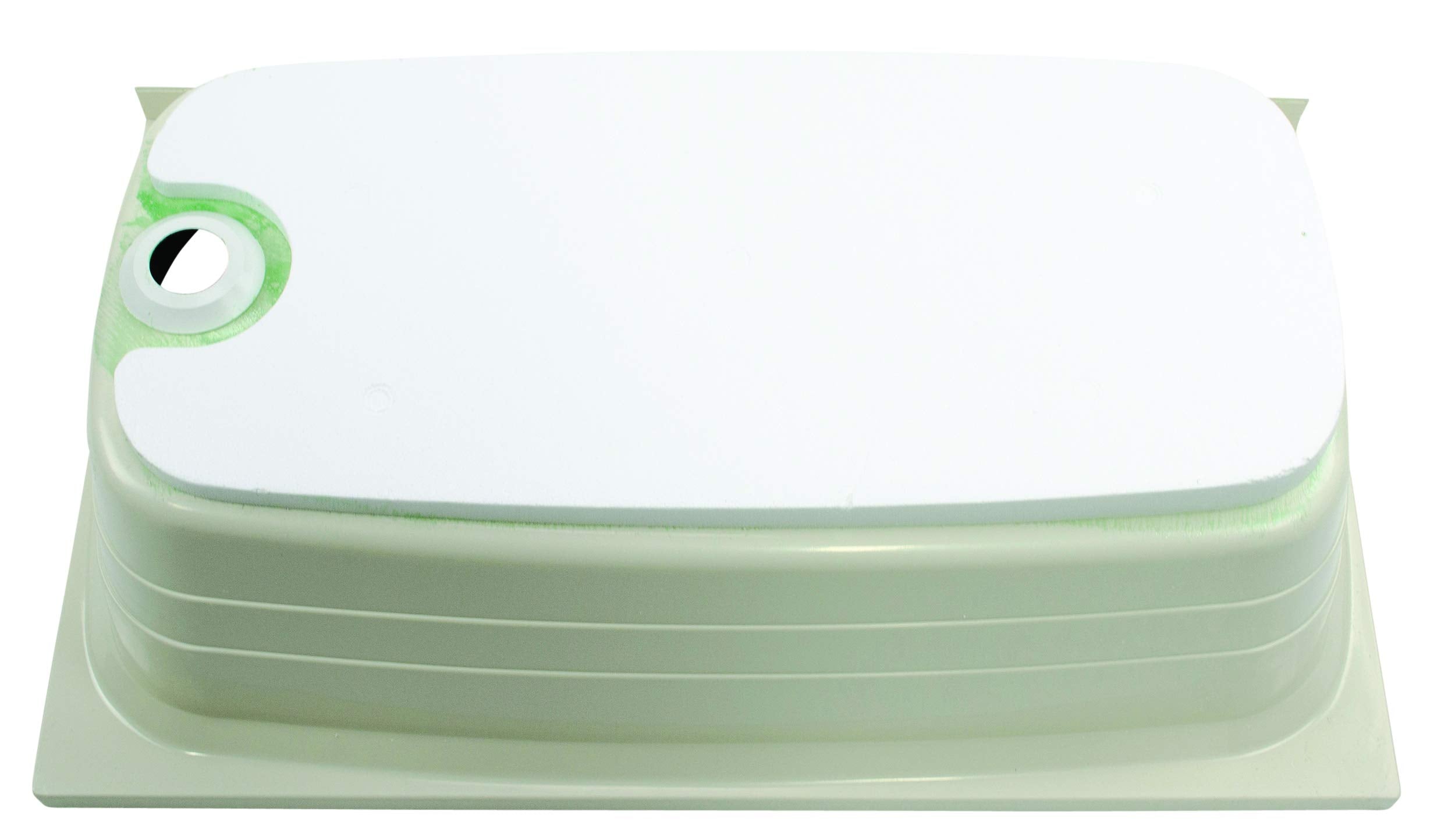 24" x 40" Lippert Replacement Parchment Bathtub with Left Drain, Scratch-Resistant ABS Acrylic for RVs, Travel Trailers, 5th Wheels, Motorhomes - P2440LHSPK
