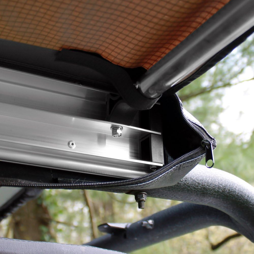 Rooftop OFFGRID Awning Olive Drab Polyester - 8.2ft x 6.5ft Pull-Out Roof Top Awning