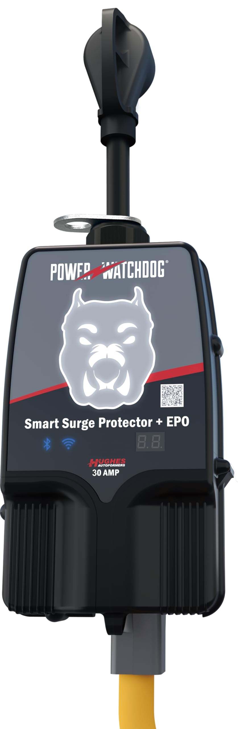 Smart RV Power Watchdog PWD30EPOW Portable Surge Protector 30 Amp - Patented WiFi and Bluetooth Connectivity - Monitor Voltage/Amperage/Wattage - IP65 Water-Resistant