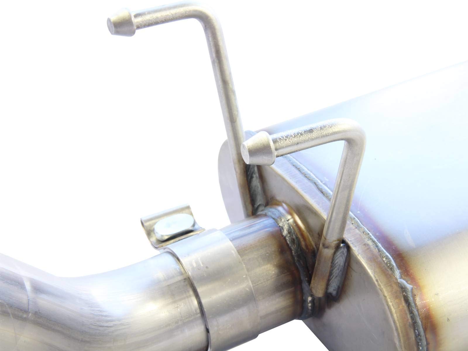 aFe (49-46004) 409 Stainless Steel 2.5" Cat-Back Exhaust System with 304 Stainless Steel Polished Tip for Toyota Tacoma L4 2.4L/2.7L