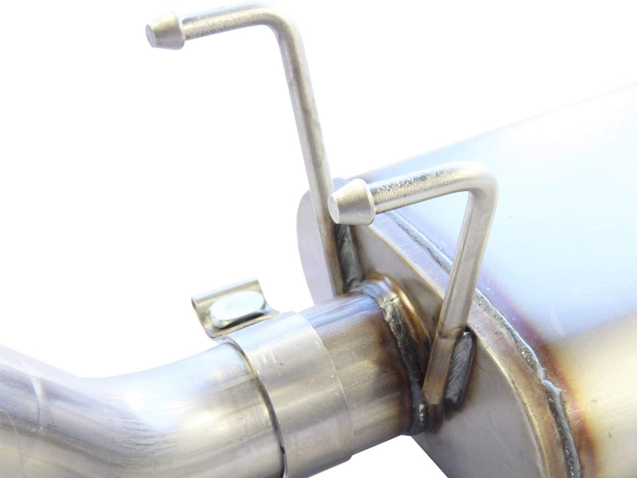 aFe (49-46004) 409 Stainless Steel 2.5" Cat-Back Exhaust System with 304 Stainless Steel Polished Tip for Toyota Tacoma L4 2.4L/2.7L